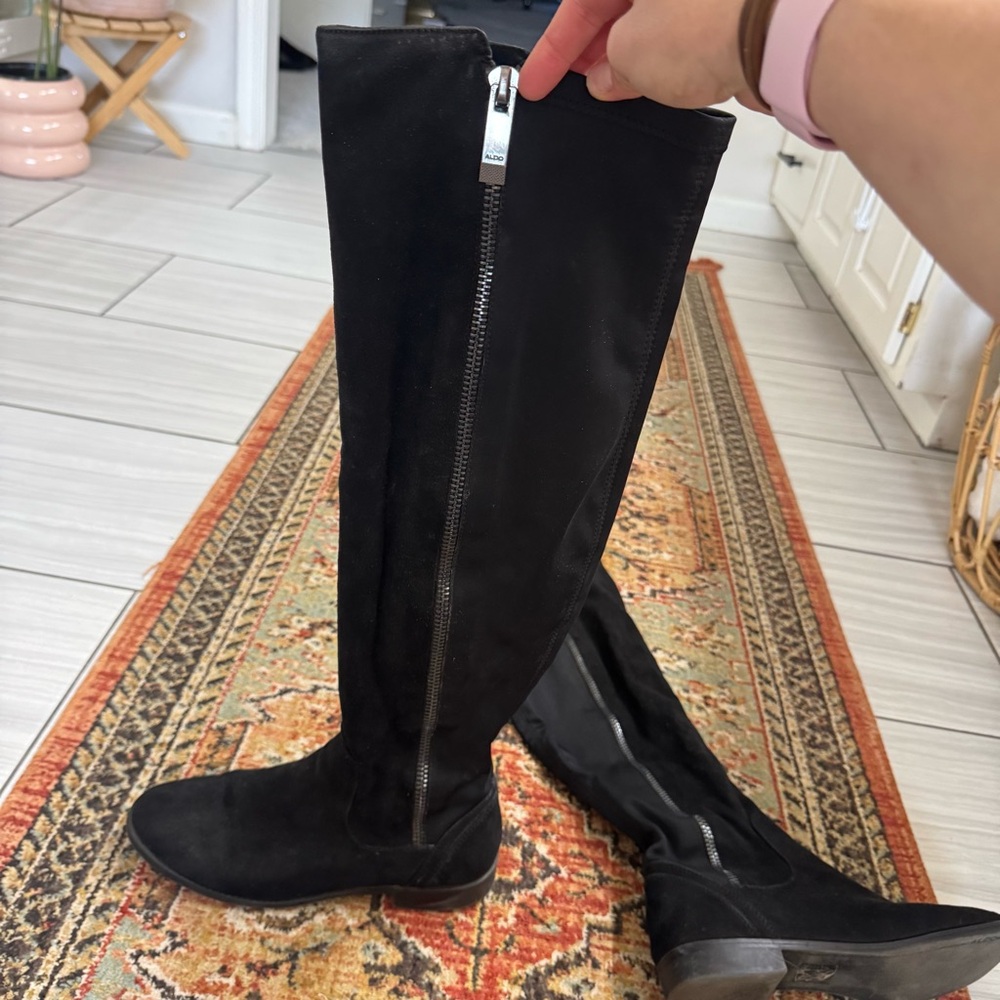 Black Over-the-Knee ALDO Boots - Picture 5 of 6